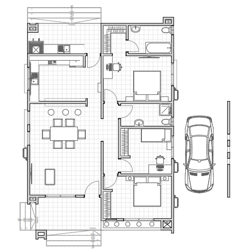 Planta Humanizada de Projeto de uma Óptica de Saúde Visual